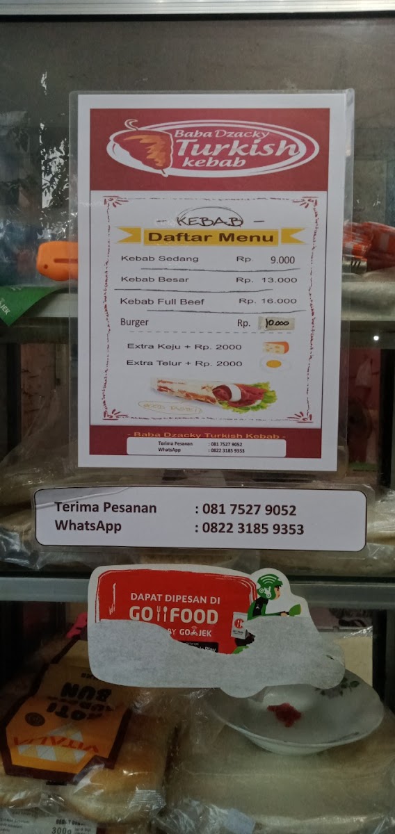 Warung kebab Baba Dzacky Photo Menu 1