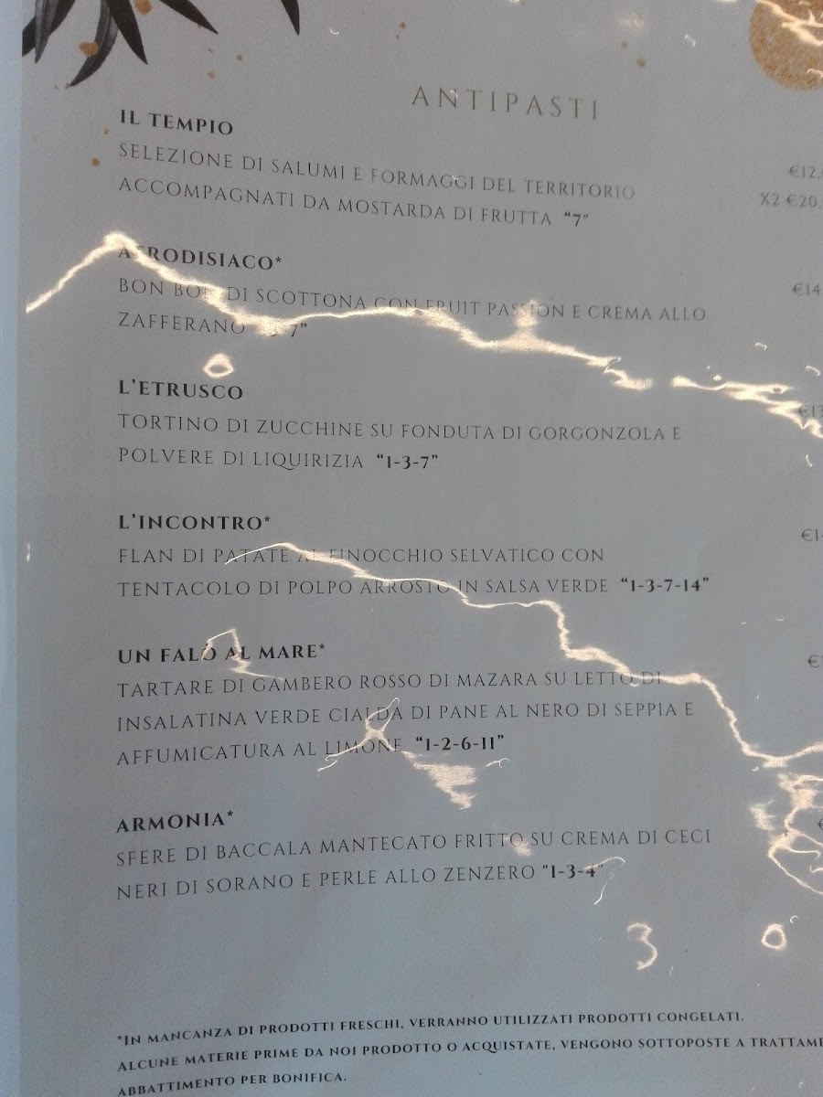 Il Tempio del Gusto Photo Menu 7