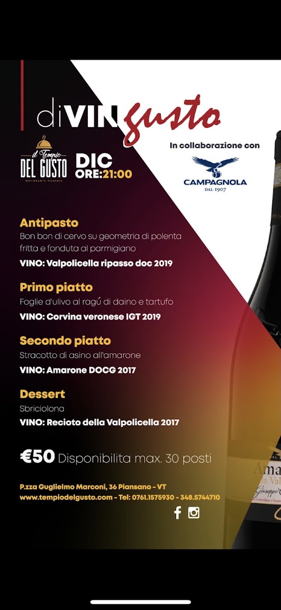 Il Tempio del Gusto Photo Menu 9