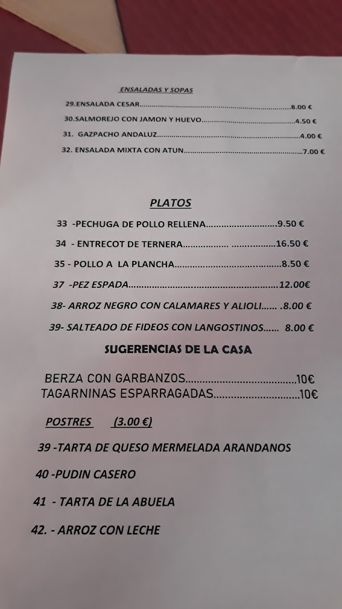 Mesón Patio Andaluz Photo Menu 8