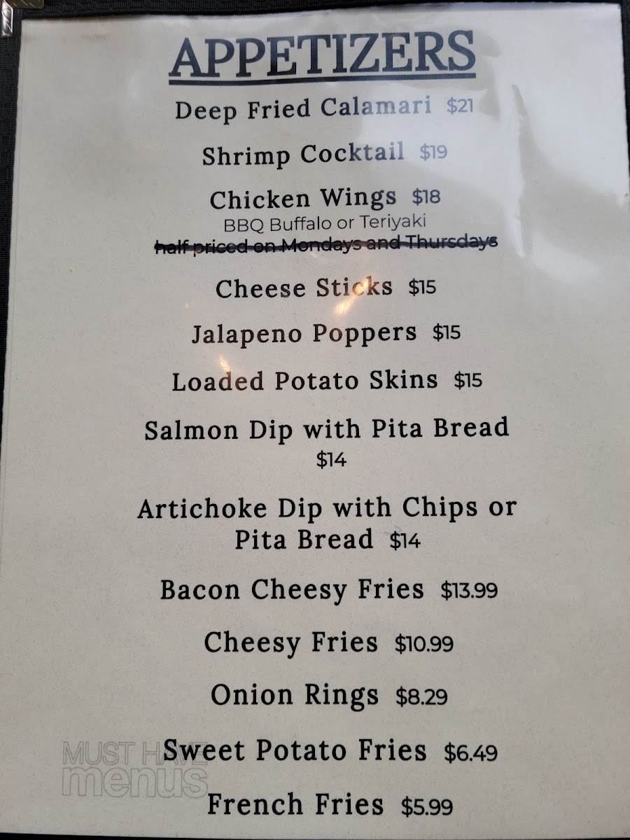 The Catch Restaurant and Bar Photo Menu 4