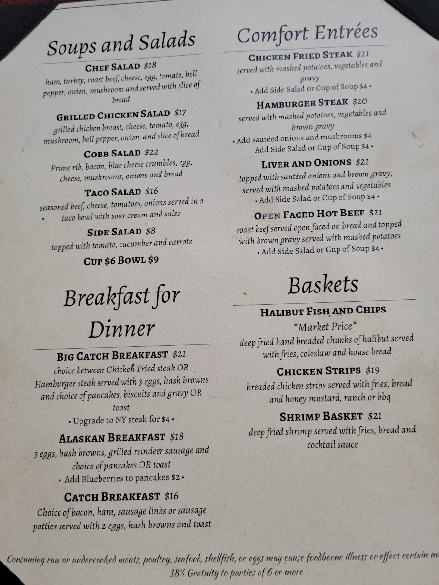 The Catch Restaurant and Bar Photo Menu 5