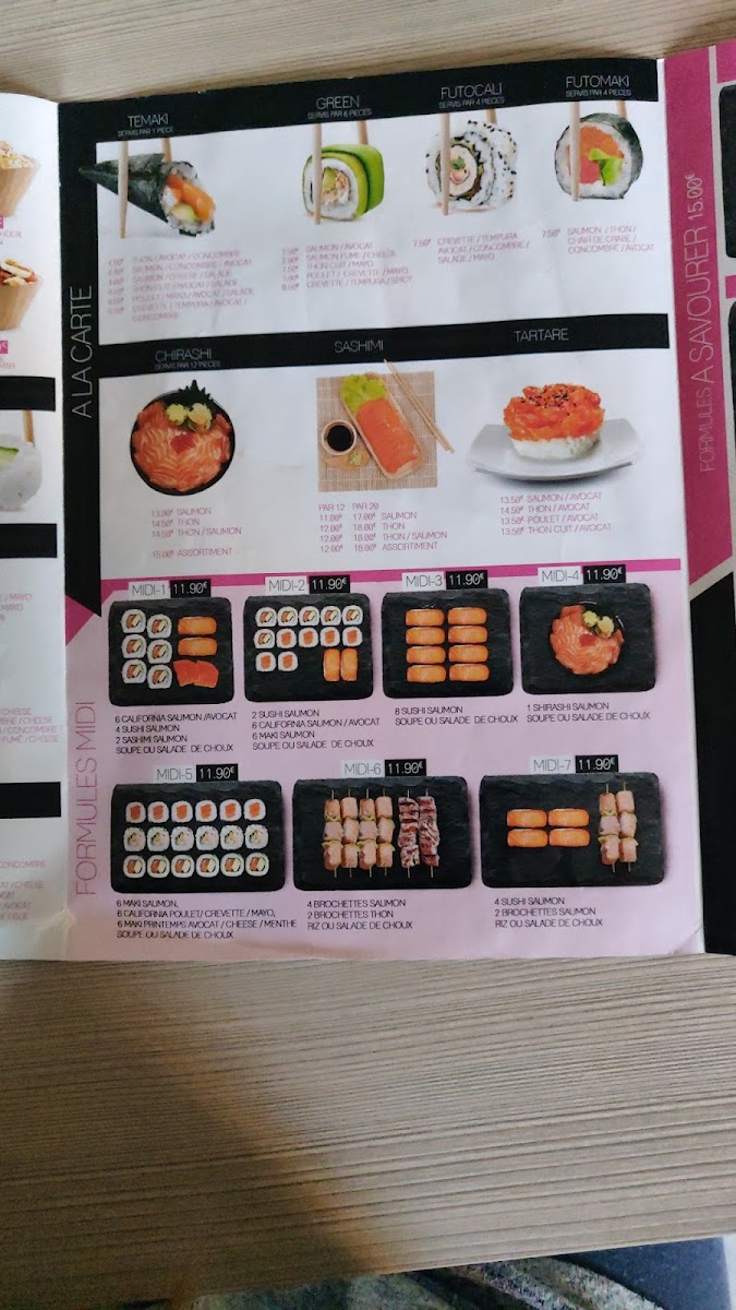 Sushi Me - Restaurant Japonais Valence Photo Menu 1