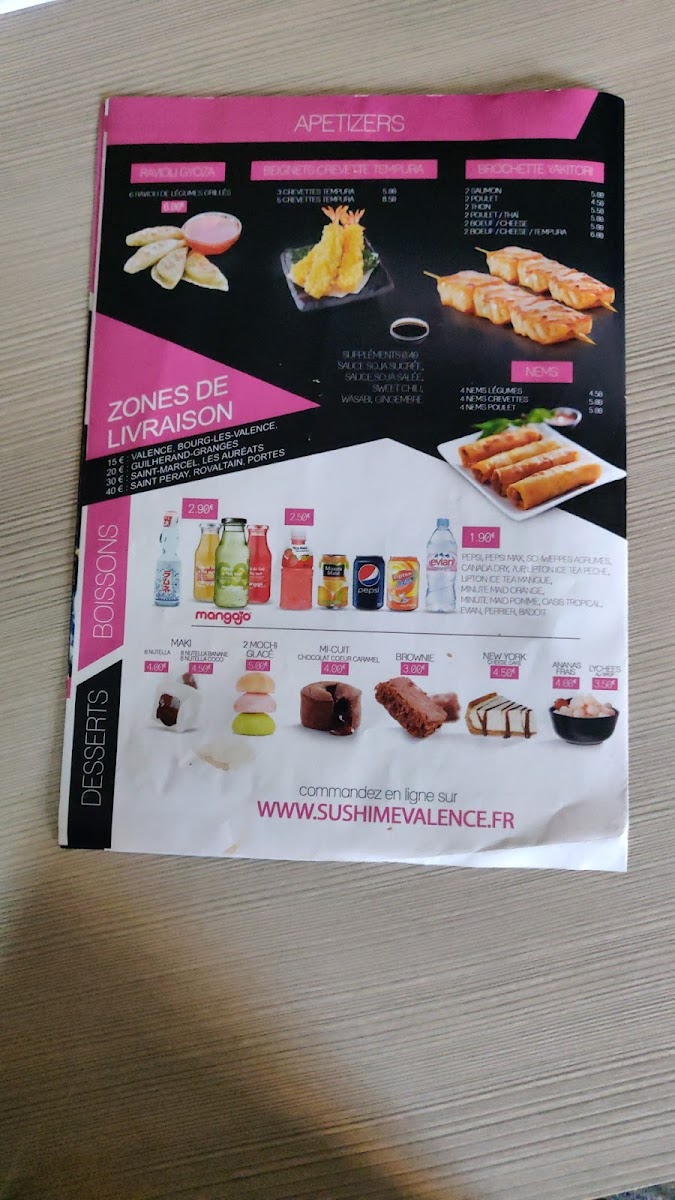 Sushi Me - Restaurant Japonais Valence Photo Menu 3