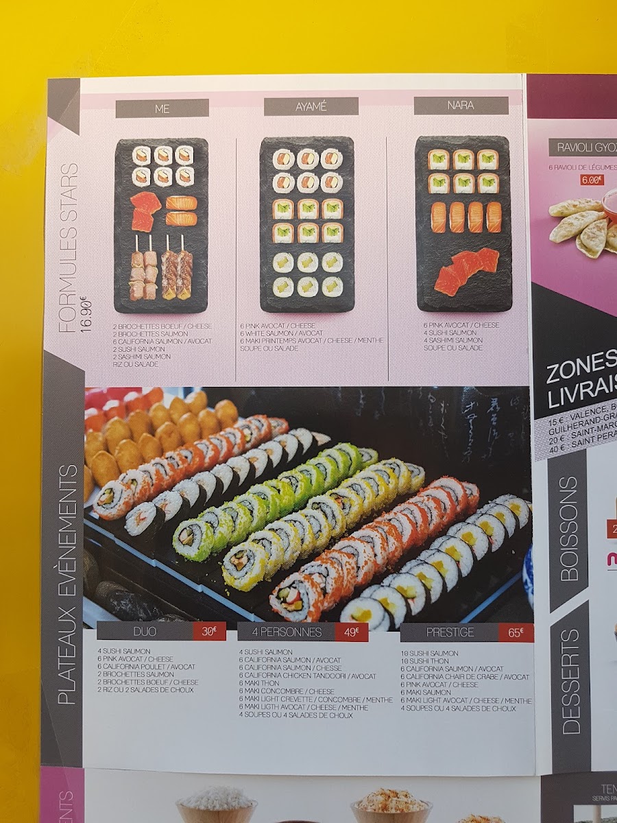 Sushi Me - Restaurant Japonais Valence Photo Menu 5