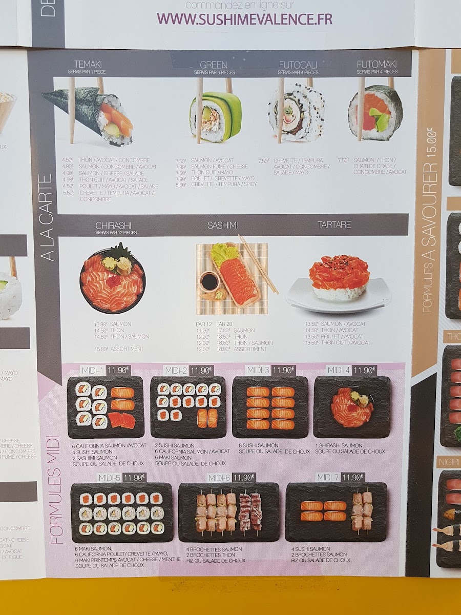 Sushi Me - Restaurant Japonais Valence Photo Menu 6