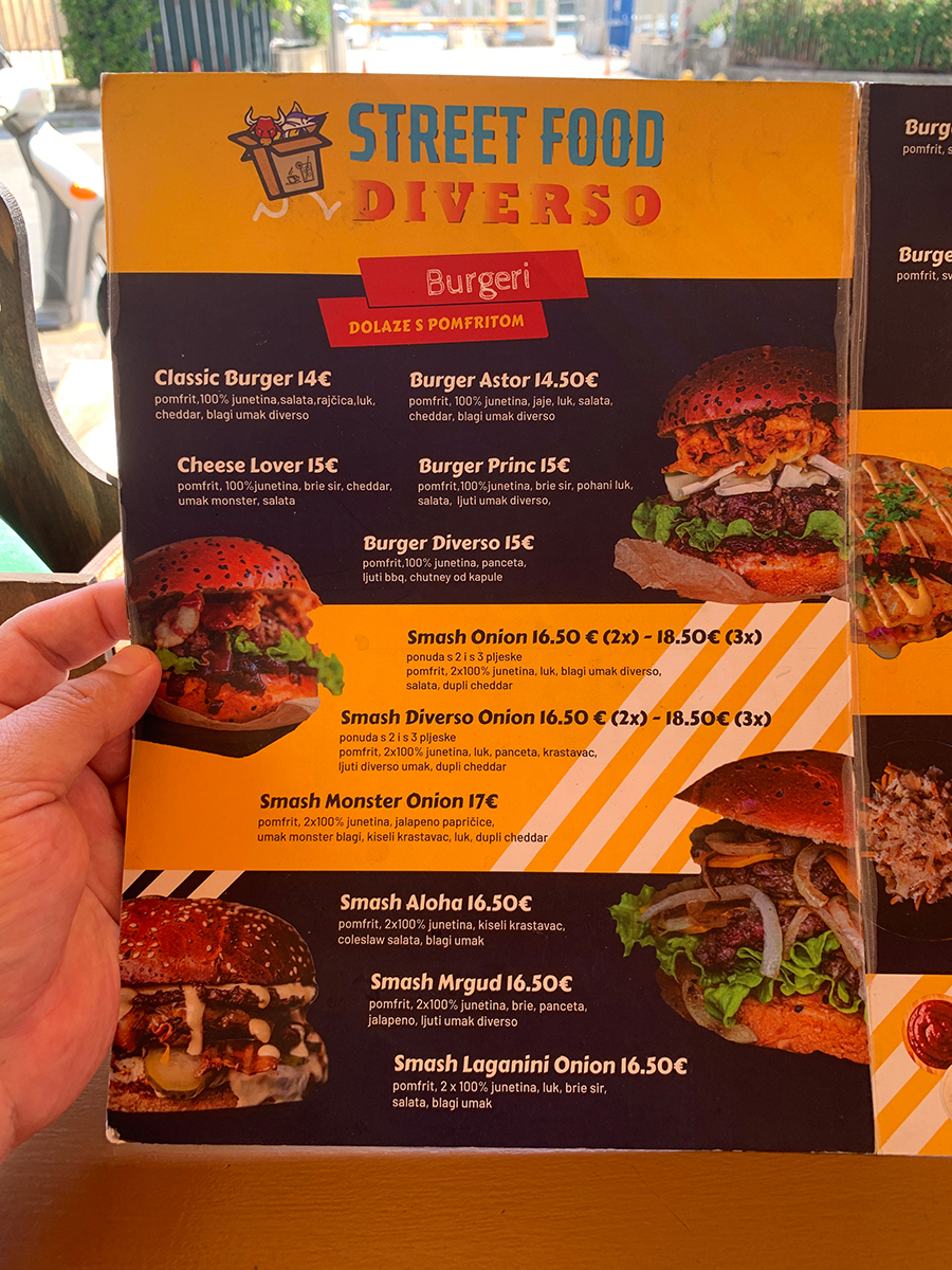 Street Food Diverso Photo Menu 4