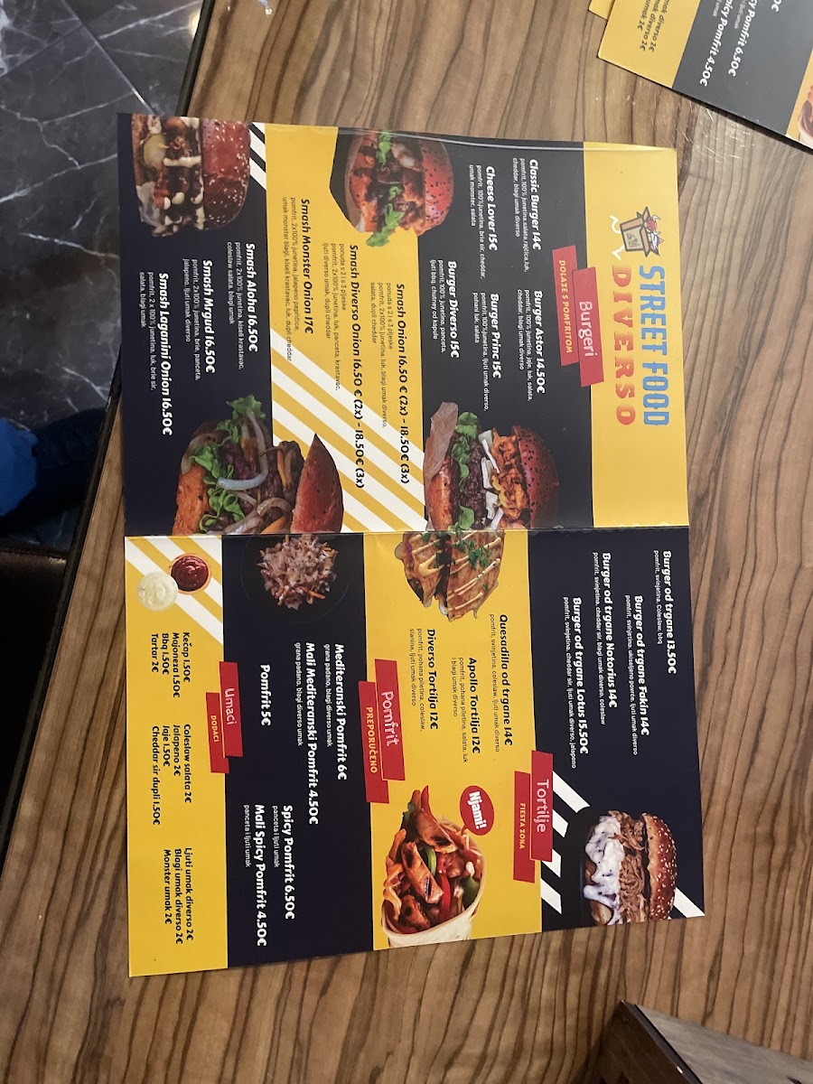 Street Food Diverso Photo Menu 6