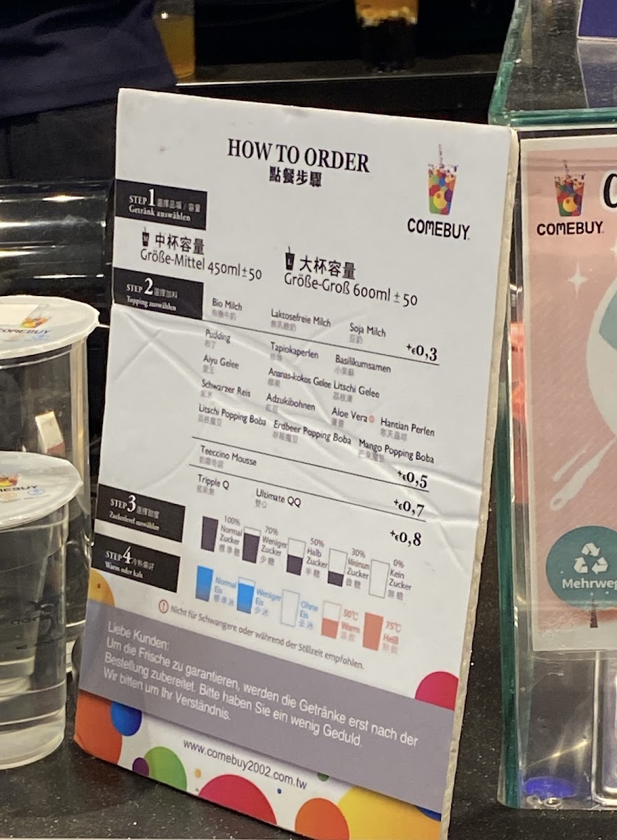 COMEBUY Alexanderplatz Kaufland Berlin Photo Menu 8