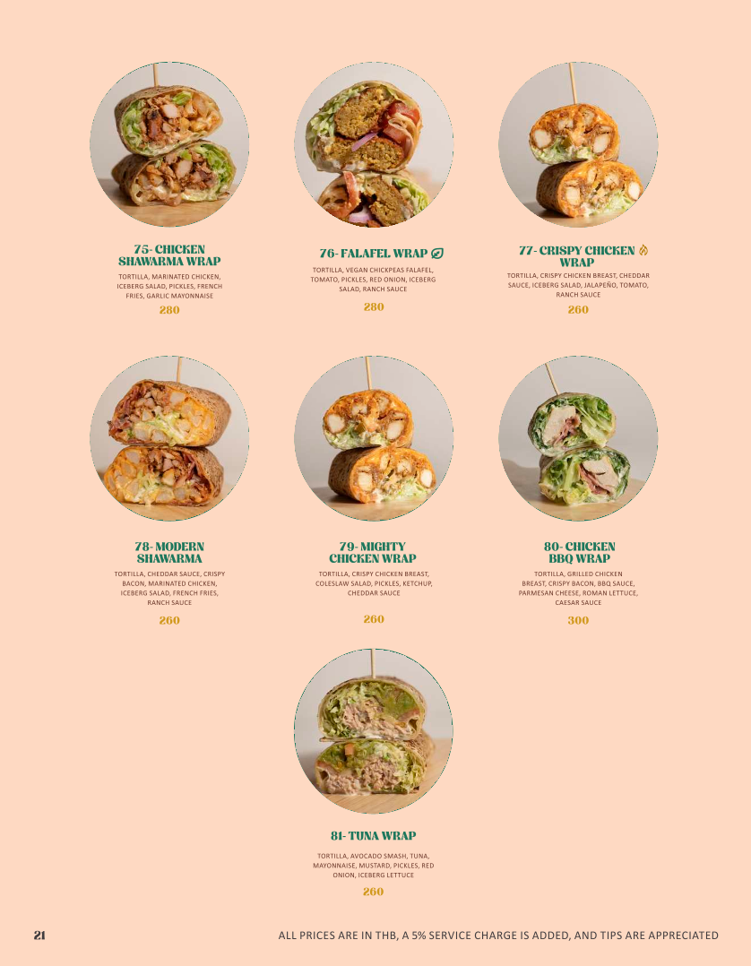Vida Nova Phuket Photo Menu 1