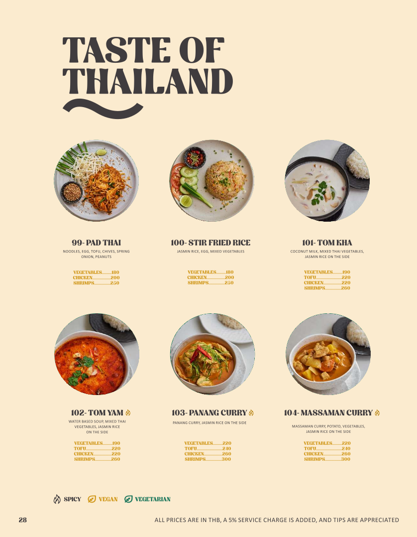 Vida Nova Phuket Photo Menu 10