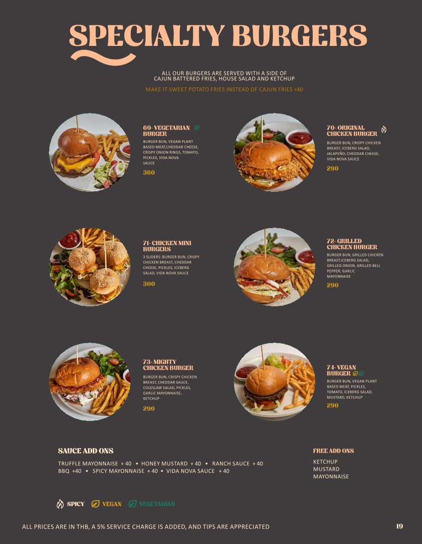 Vida Nova Phuket Photo Menu 7
