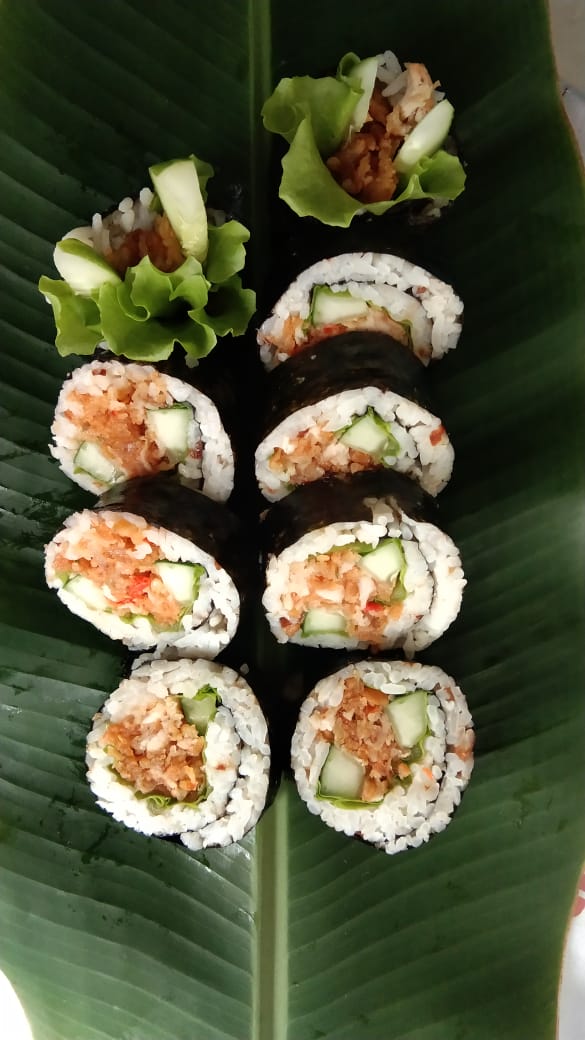 Sushi Geprek DAUN PISANG
