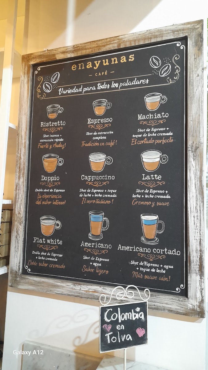 En ayunas café Photo Menu 1