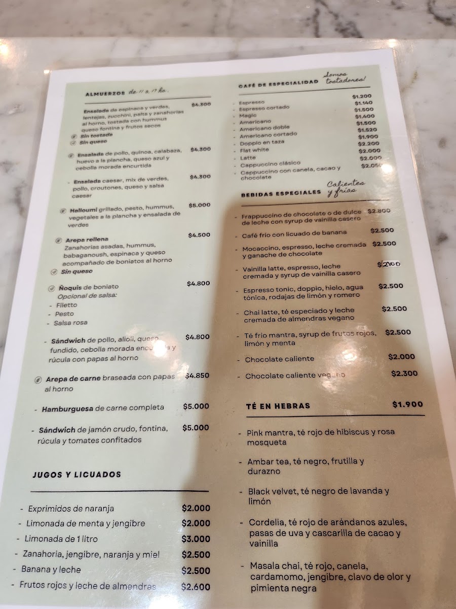 En ayunas café Photo Menu 6