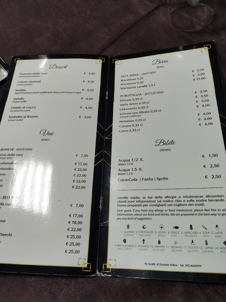 Trattoria Spaghetteria Roxy bar Photo Menu 10