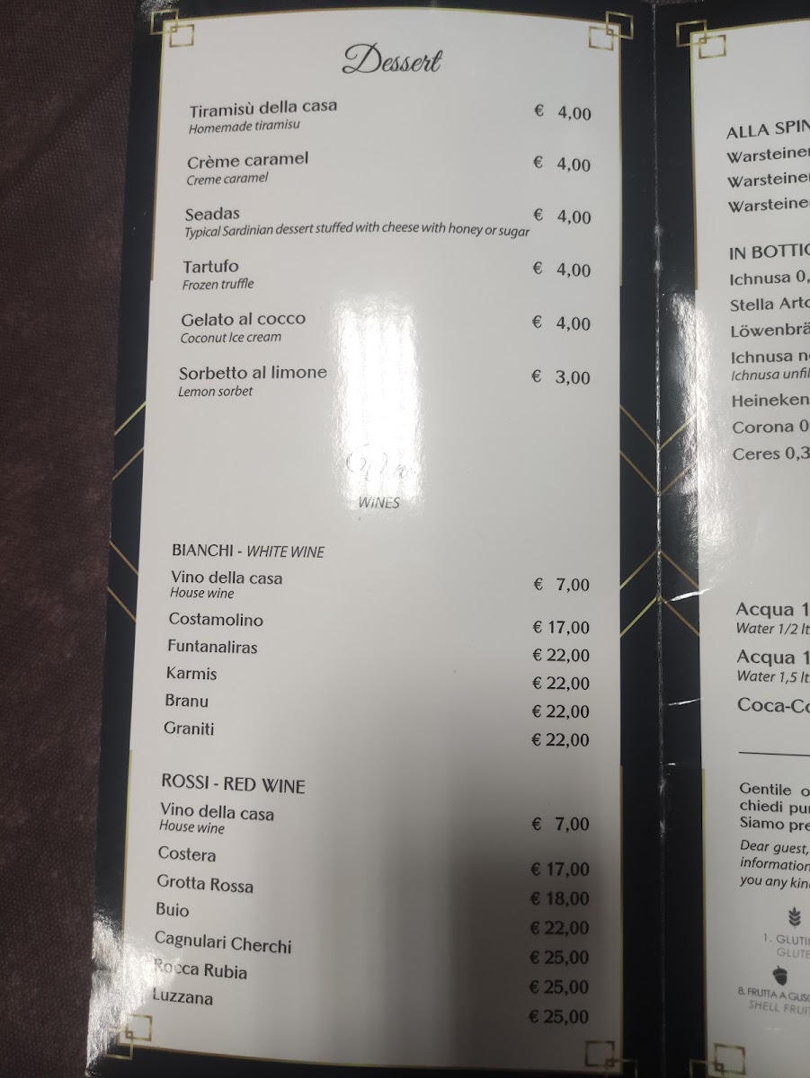 Trattoria Spaghetteria Roxy bar Photo Menu 6