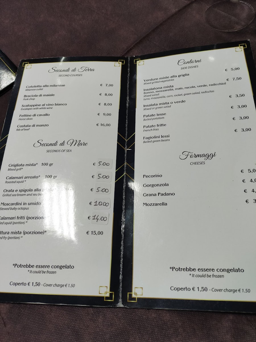Trattoria Spaghetteria Roxy bar Photo Menu 7