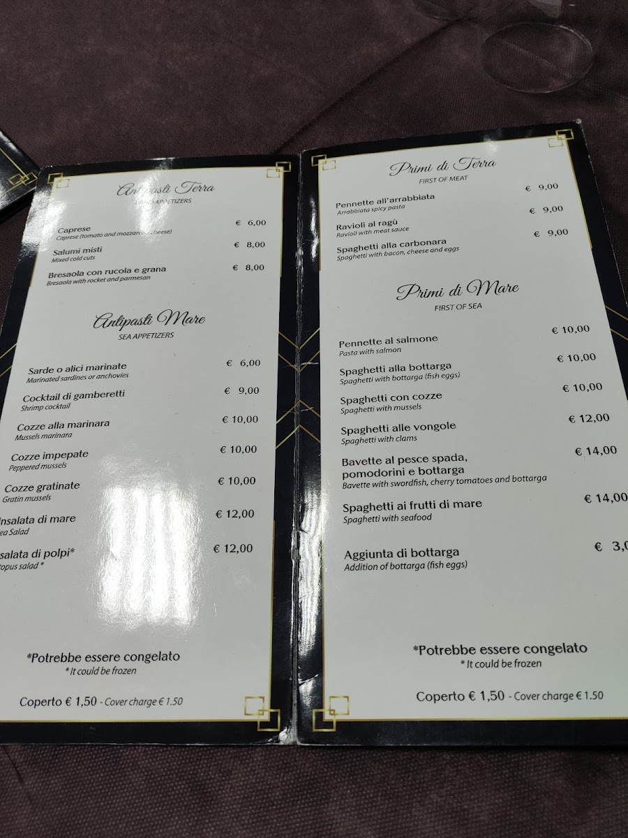Trattoria Spaghetteria Roxy bar Photo Menu 8
