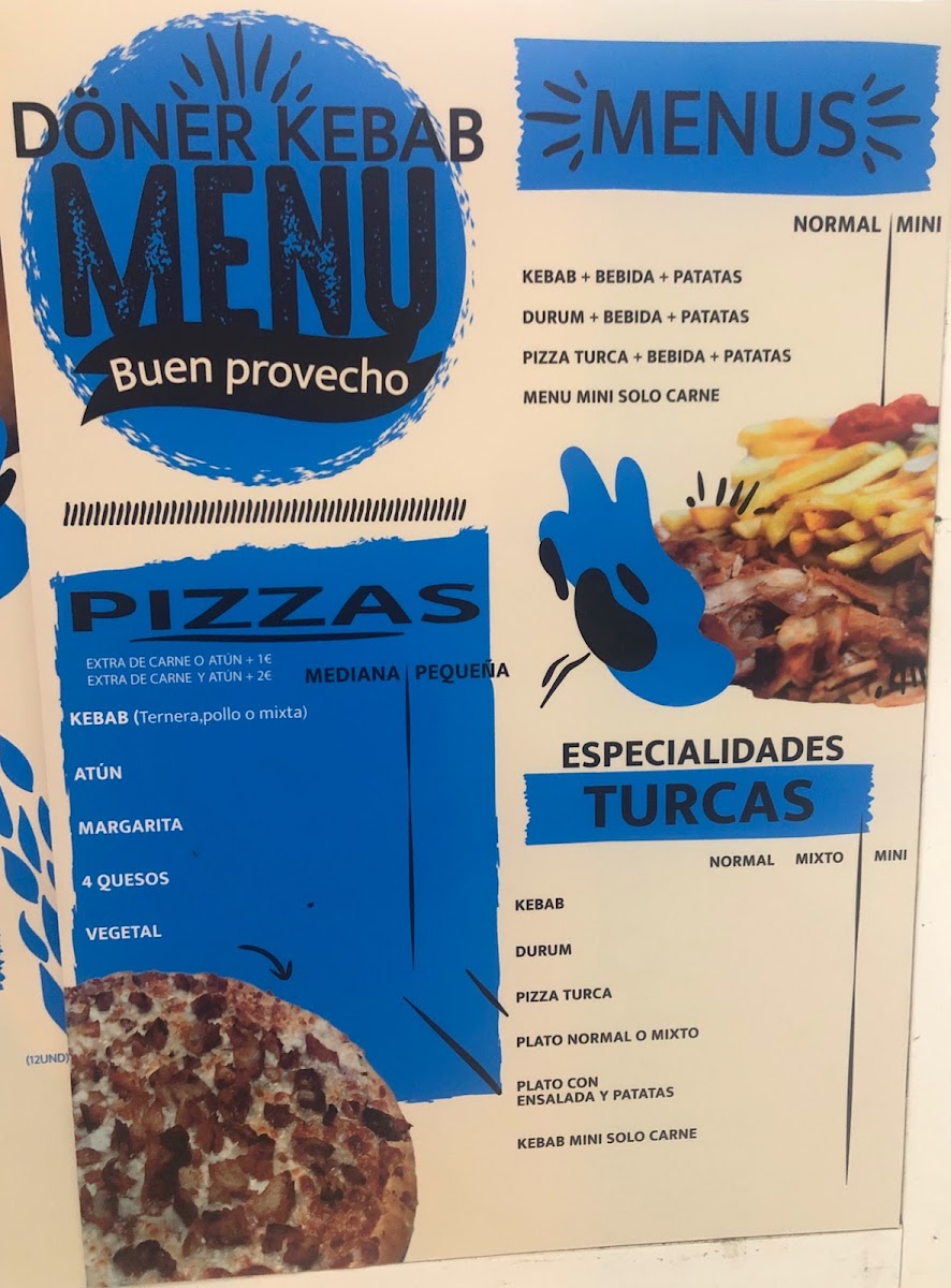Mallorca Doner Kebab Photo Menu 1