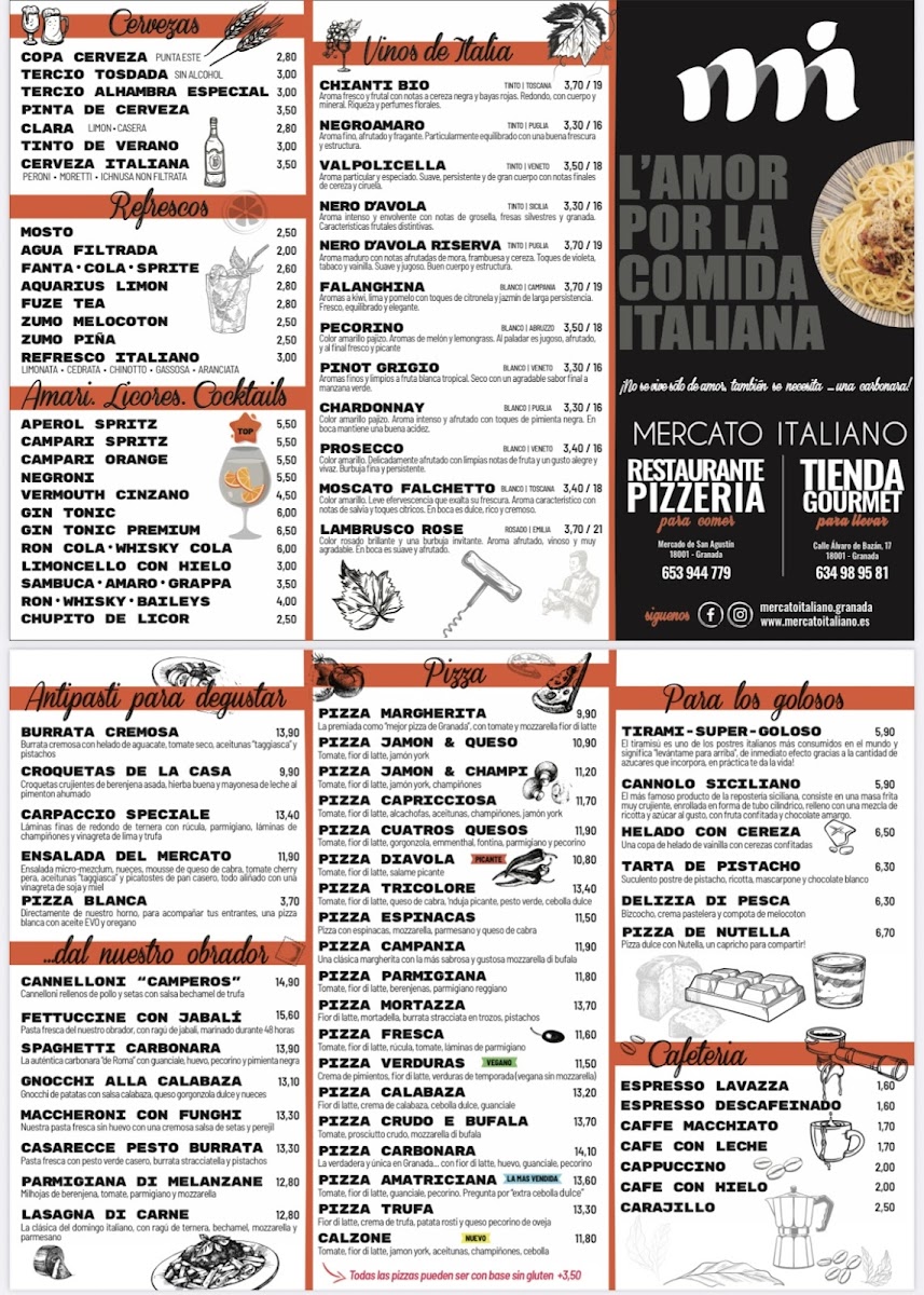 Mercato Italiano Restaurante Pizzeria Photo Menu 1