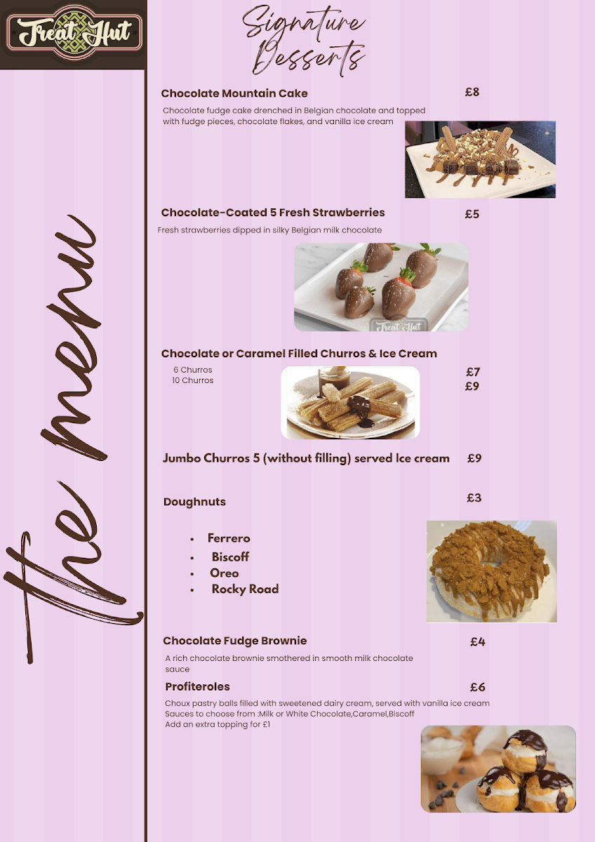 Treat Hut Photo Menu 2