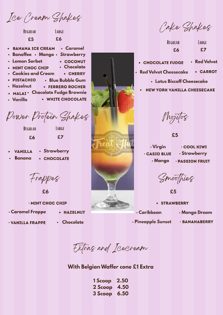 Treat Hut Photo Menu 3