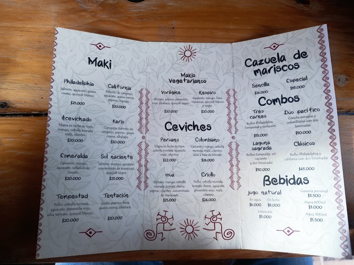 Aretama Ceviche & Sushi Photo Menu 1