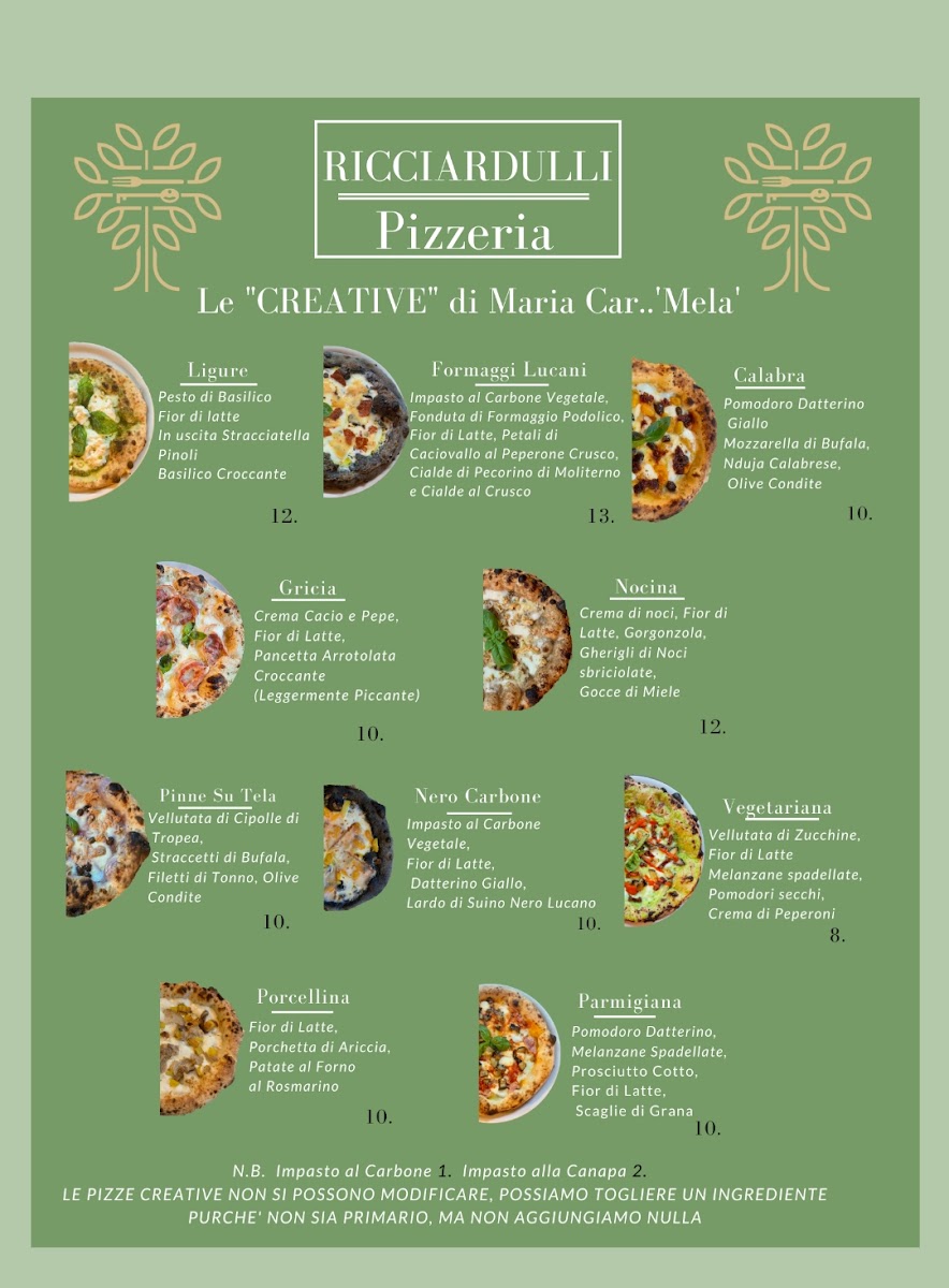 Ricciardulli Pizzeria Contemporanea Photo Menu 7
