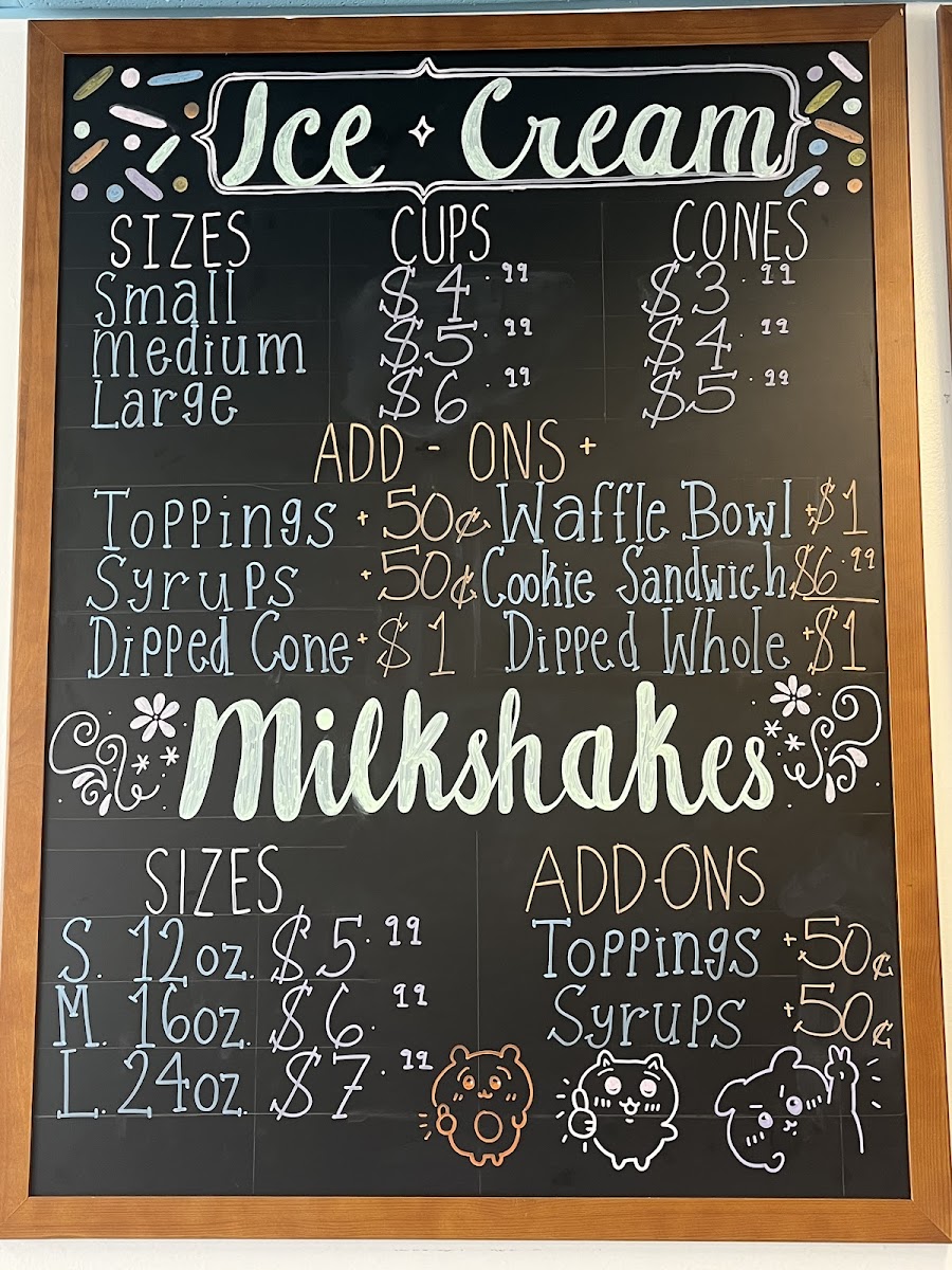 Gigi's Desserts and Soft Serve Ice Cream Photo Menu 2