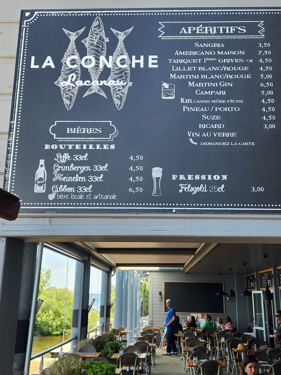 Restaurant La Conche Lacanau Photo Menu 8