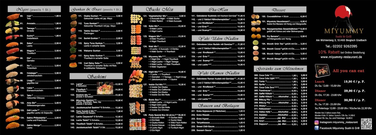 Miyummy Sushi & Grill Photo Menu 2