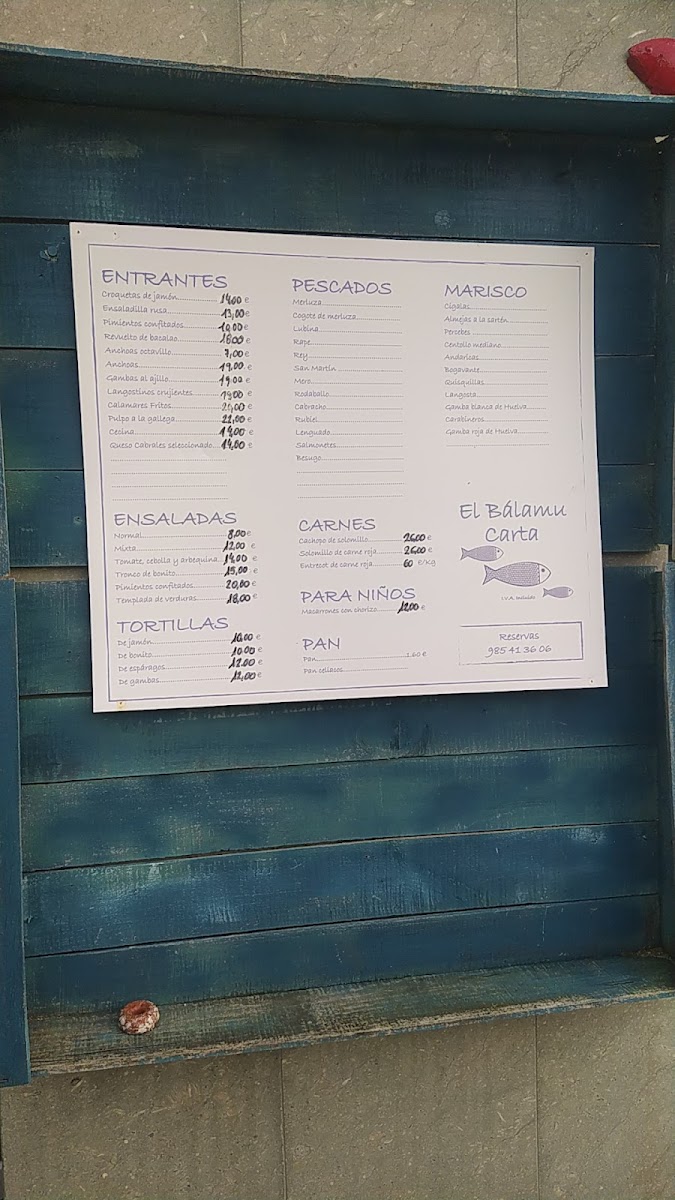 El Bálamu Photo Menu 9