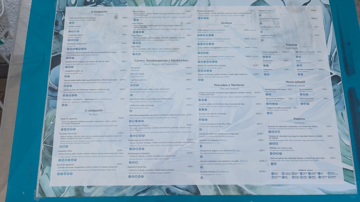 La Torrecilla Restaurant Photo Menu 1