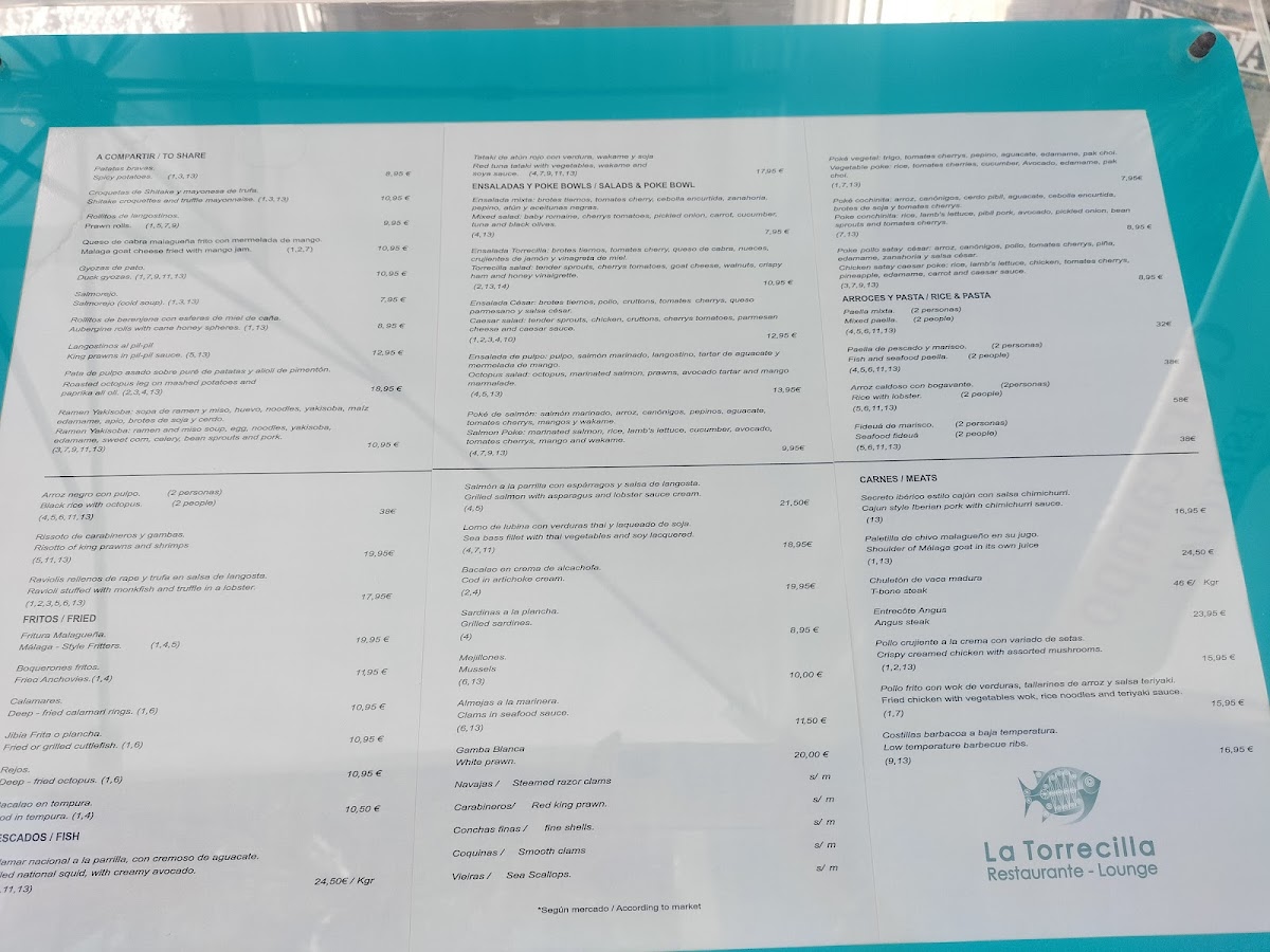 La Torrecilla Restaurant Photo Menu 4