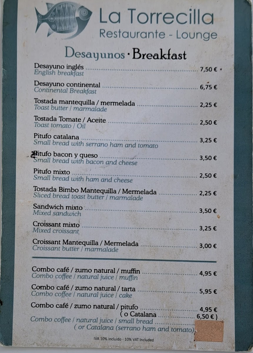 La Torrecilla Restaurant Photo Menu 6