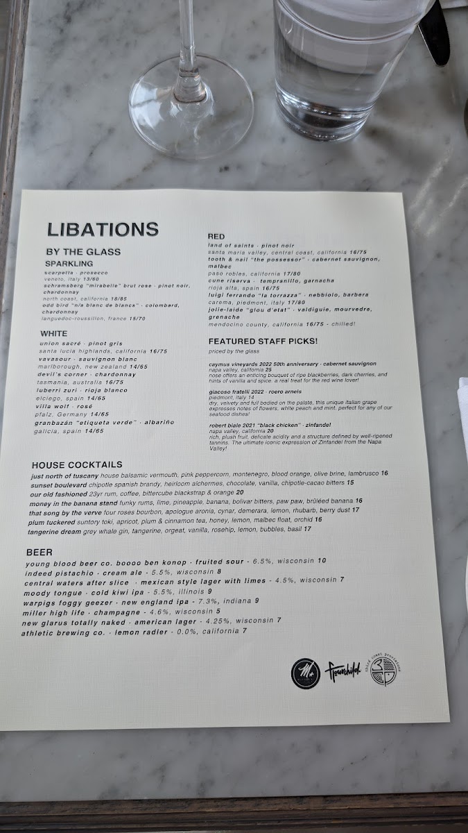 Third Coast Provisions Photo Menu 1