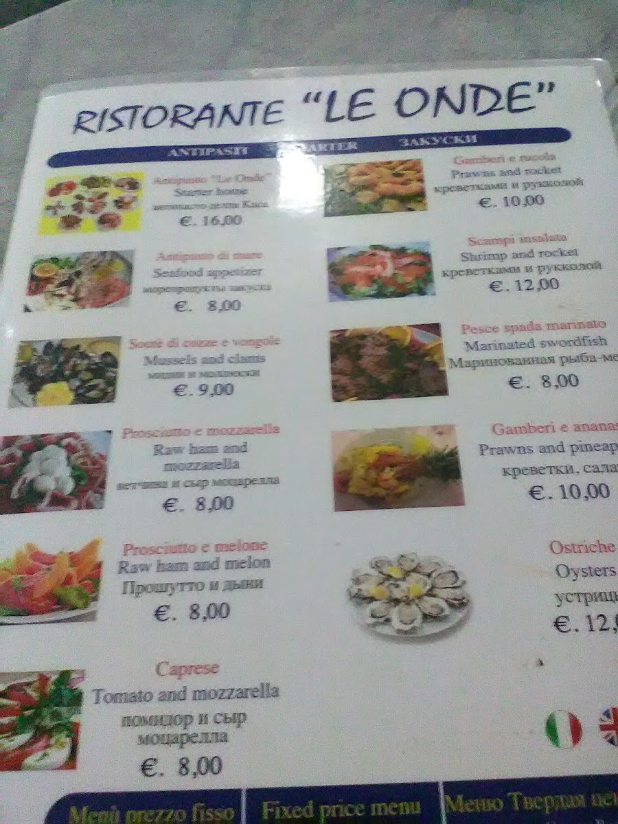 Ristorante Le Onde Photo Menu 7