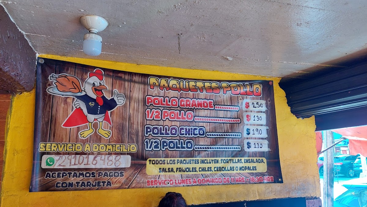 El Super Pollo II Photo Menu 1
