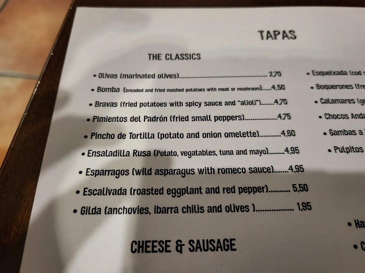 Bar LA PARRA Photo Menu 7