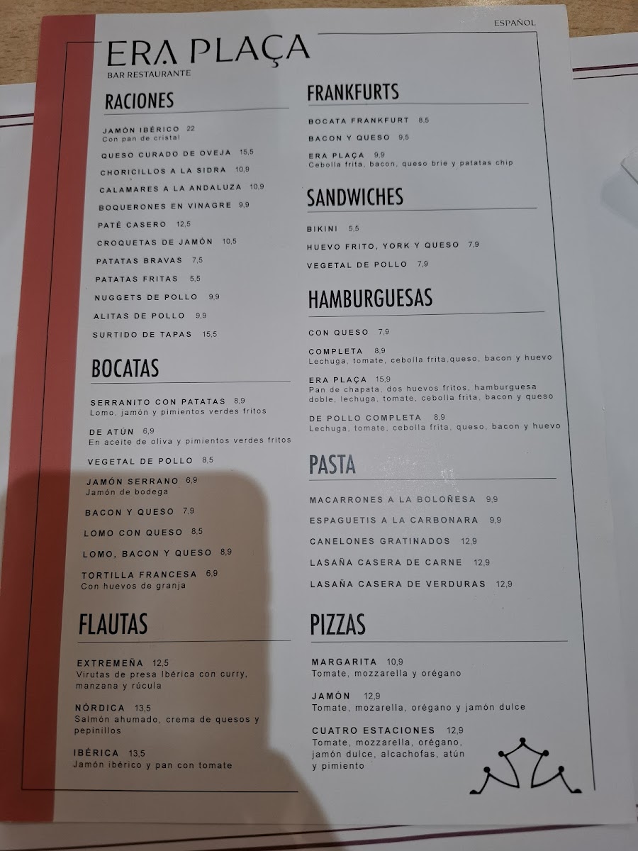 Restaurant Era Plaça Photo Menu 1