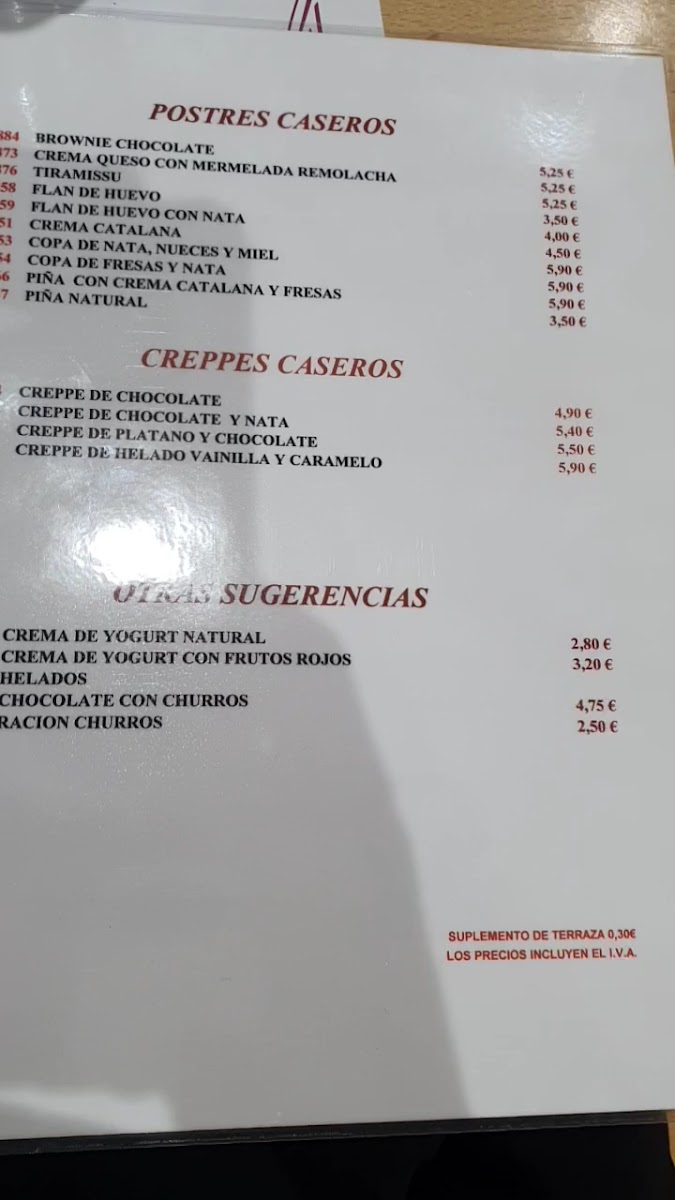 Restaurant Era Plaça Photo Menu 8