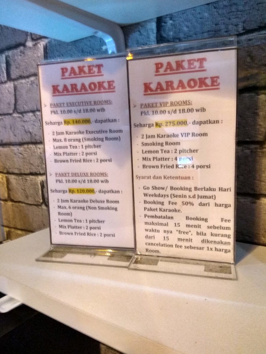 BALE Coffee & Karaoke Photo Menu 2