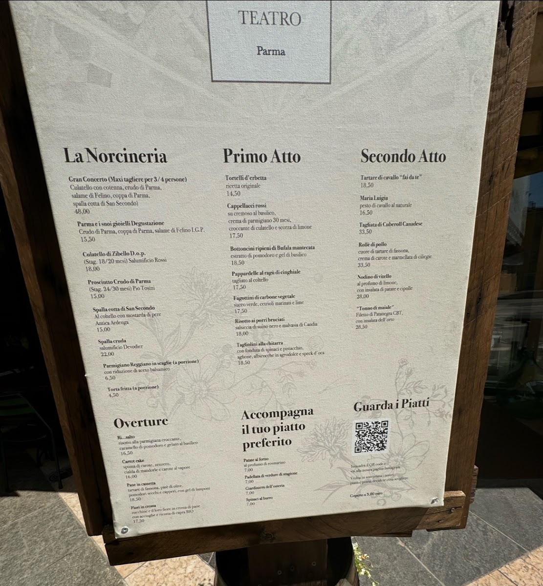 Osteria del Teatro Photo Menu 2