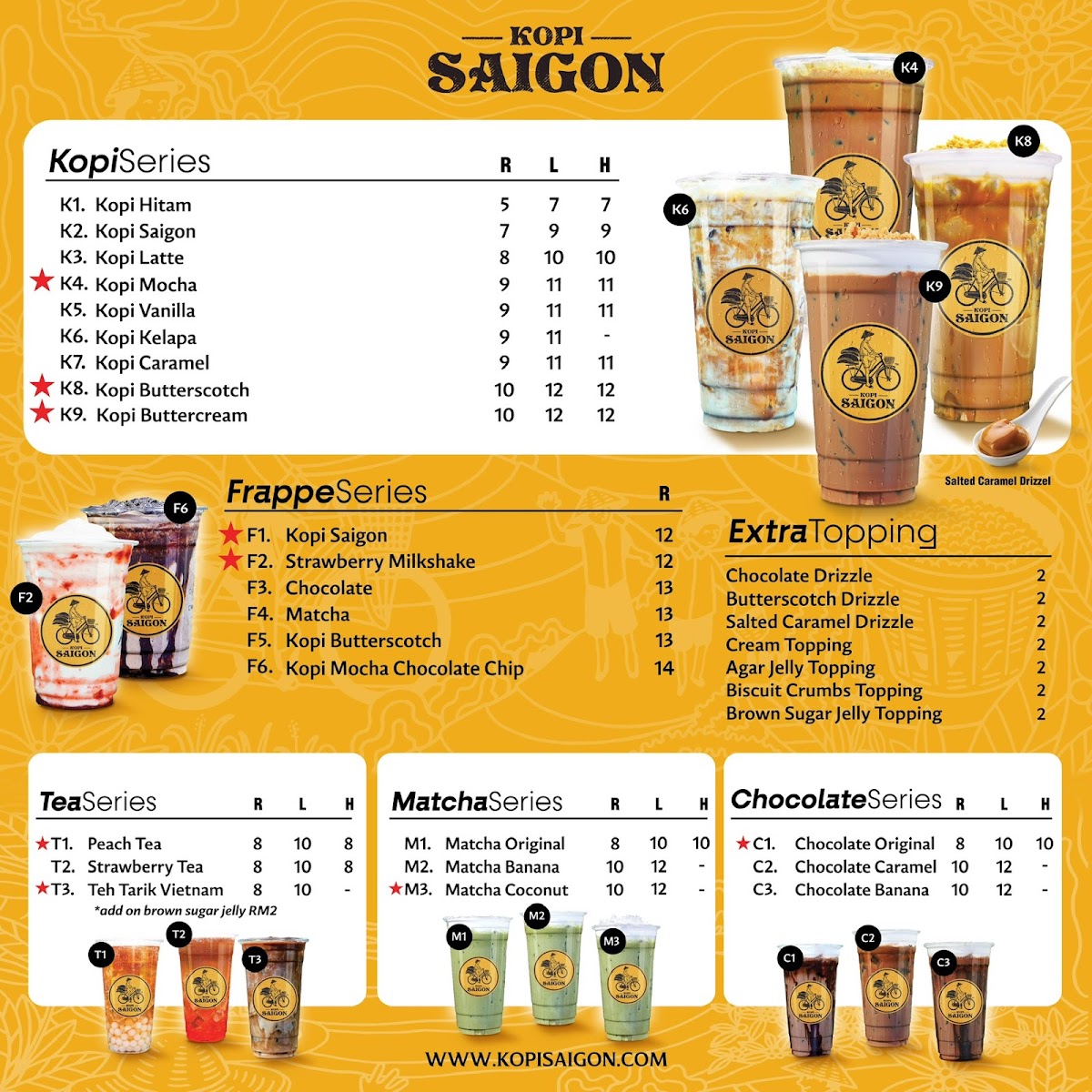 Kopi Saigon Taman Cempaka Photo Menu 1