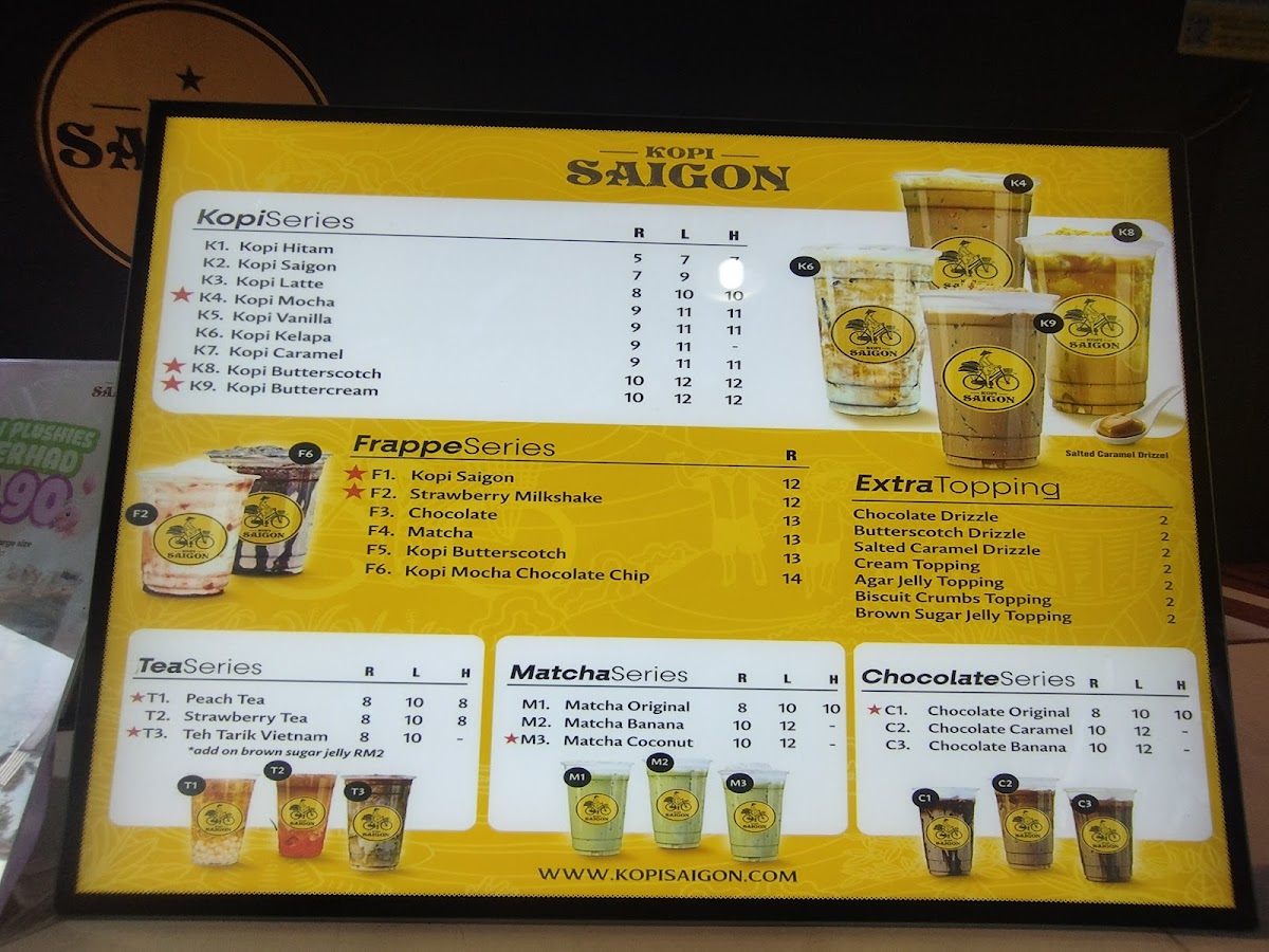 Kopi Saigon Taman Cempaka Photo Menu 3