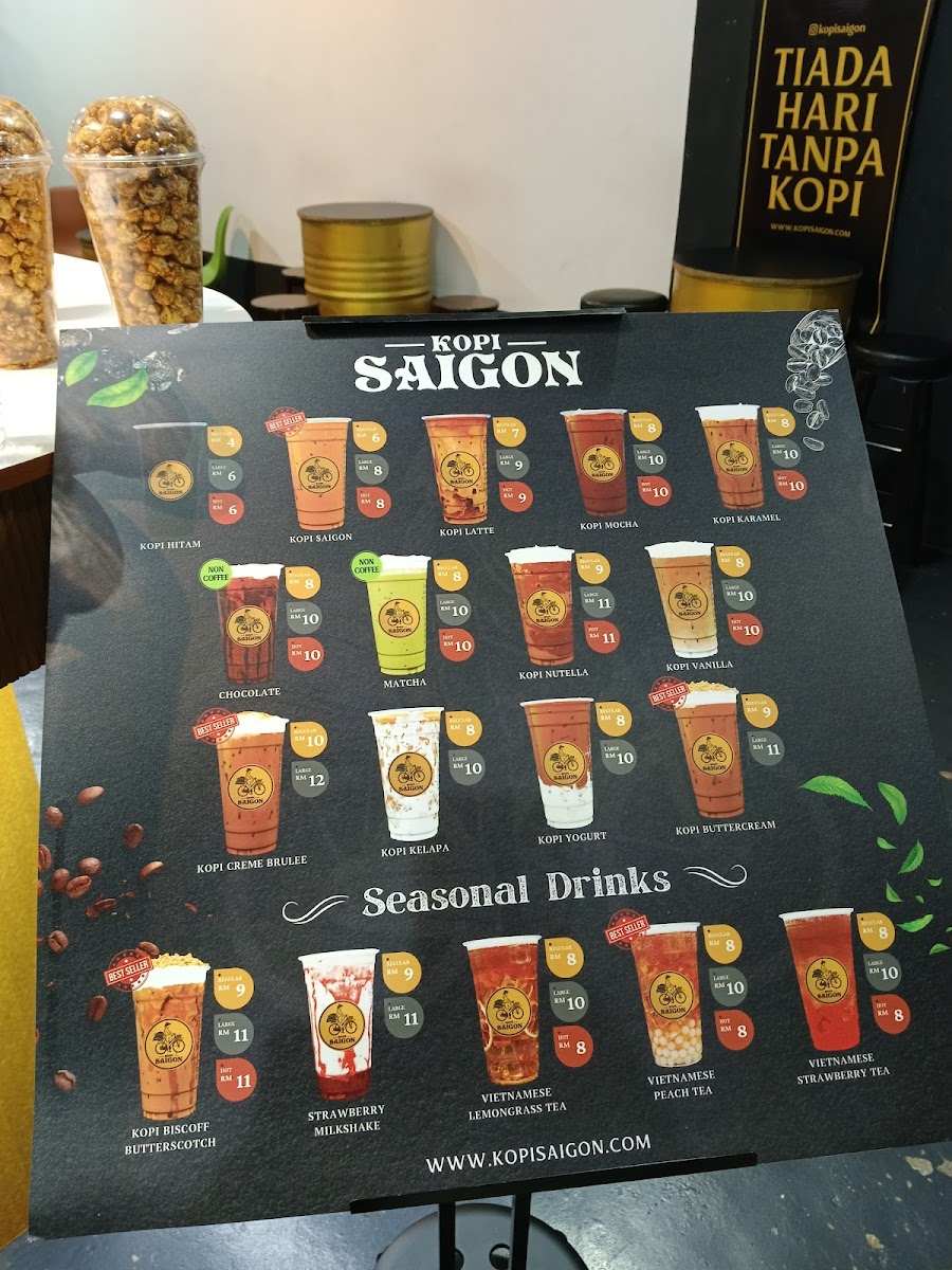 Kopi Saigon Taman Cempaka Photo Menu 9