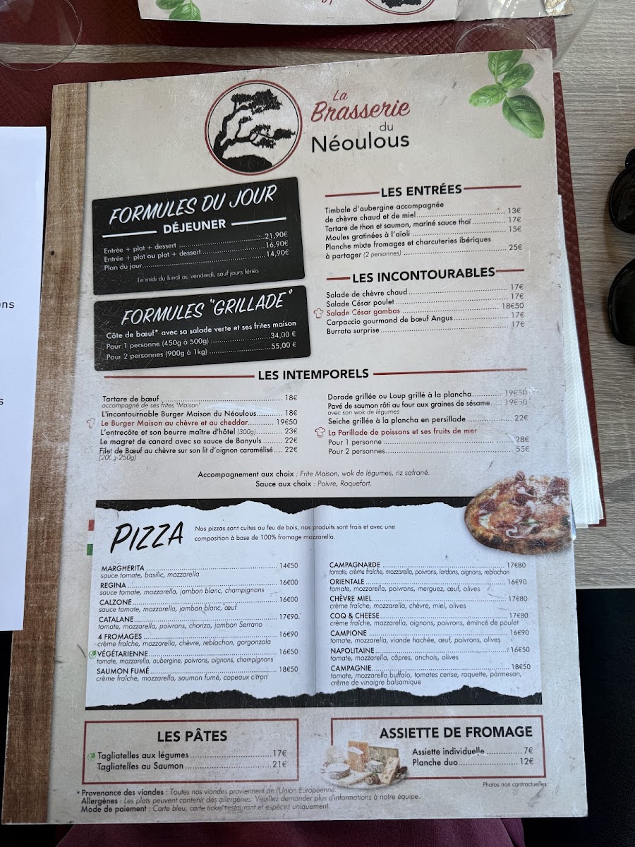 BRASSERIE néoulous Photo Menu 2