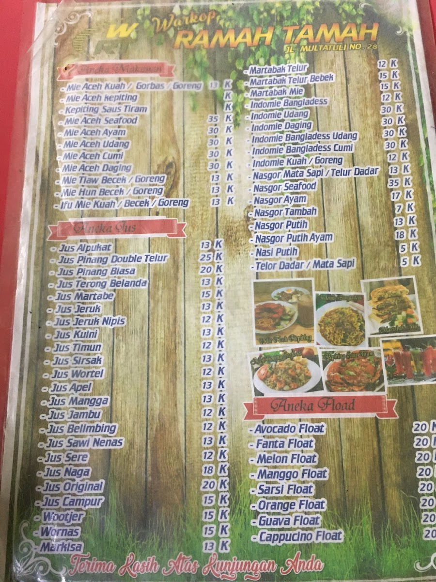 Warkop Ramah Tamah Photo Menu 9