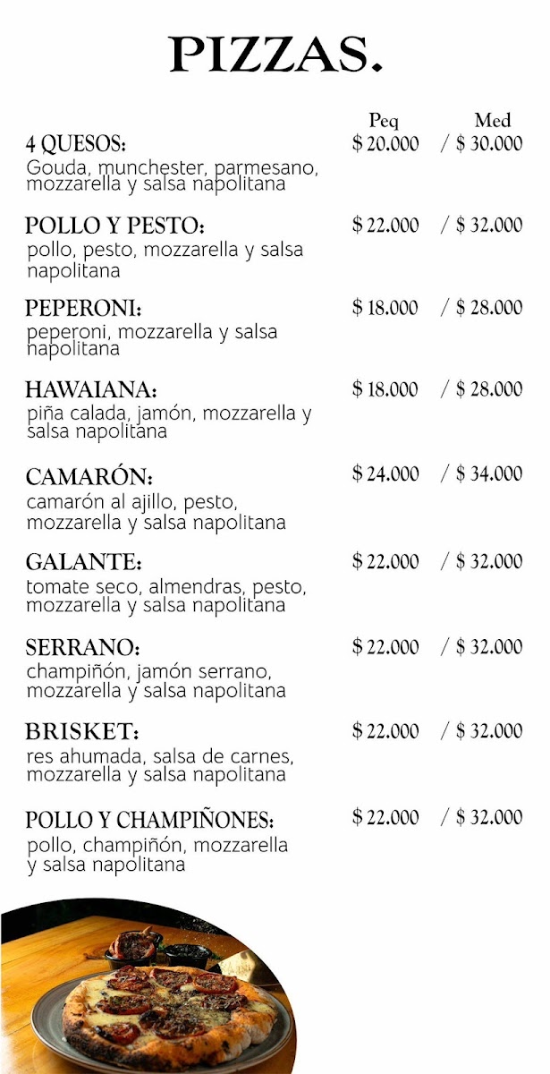 Galante Photo Menu 3